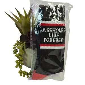 ALF Unisex Socks Black/Red/White NWT
